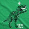 Youth Tree Rex Tshirt Funny Christmas T-Rex Dinosaur Tee For Kids