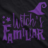 Dog Shirt Witch's Familiar Tshirt Funny Halloween Dog Clothes For Family Pet