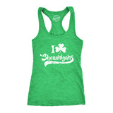 Womens I Clover Shenanigans Tank Top Funny Shirt for Saint Patricks Day St Patty