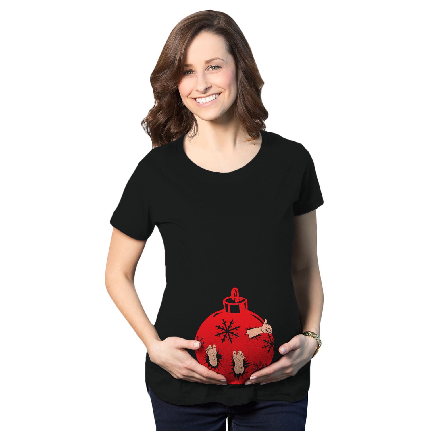 Xmas maternity tops on sale
