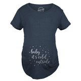 Maternity Baby Its Cold Outside Pregnancy Tshirt Classic Christmas Song Tee