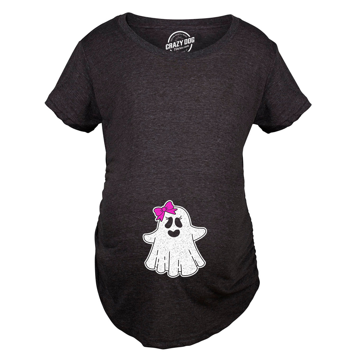 Maternity Baby Girl Ghost Pregnancy Tshirt Cute Funny Halloween Costume Tee