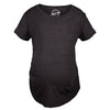 Womens Maternity Shirt Pregnancy Tee Plain Blank Announcement New Baby Bump Top