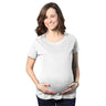 Comfortable 3 Pack Maternity Shirts Blank Pregnancy Shirts Plain Fitted Tees