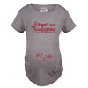 Maternity Bump's First Thanksgiving Tshirt Cute Funny Turkey Day Pregnancy Tee