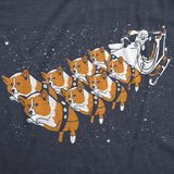 Corgi Sleigh Men's Tshirt