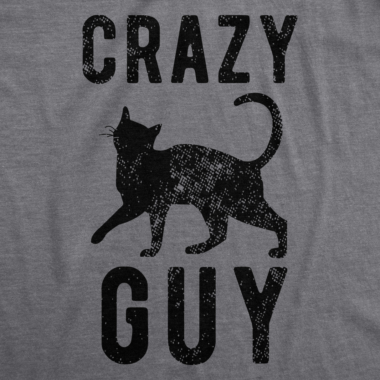 Crazy Cat Guy Men's Tshirt