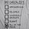 Dad Checklist Men's Tshirt