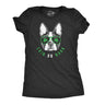 Womens Erin Go Bark T Shirt Funny Saint Patricks Day St Patty Clothes Dog Tee