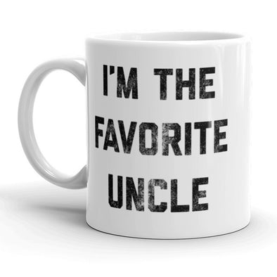 I'm The Favorite Uncle Coffee Mug Funny Family Brother Ceramic Cup-11oz