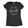 Womens Im The Favorite Auntie Tshirt Cute Niece Nephew Family Tee