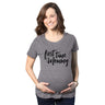 Maternity First Time Mommy Pregnancy T shirt Cute Belly Bump Tee Mother To Be