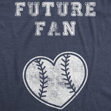 Maternity Future Fan Baseball Heart Pregnancy Tshirt Cute Sports Tee