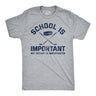 School Is Important But Hockey Is Importanter Men's Tshirt