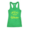 Womens Hola Bitchachos Funny Workout Shirts Cool Novelty Vintage Fitness Tank Top