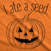 Maternity I Ate A Seed Tshirt Halloween Jack O Lantern Pumpkin Pregnancy Tee