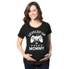 Maternity Leveled Up To Mommy Tshirt Cute Pregnancy Video Game Tee