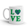 Love Planet Earth Coffee Mug Funny Earth Day Climate Change Ceramic Cup-11oz