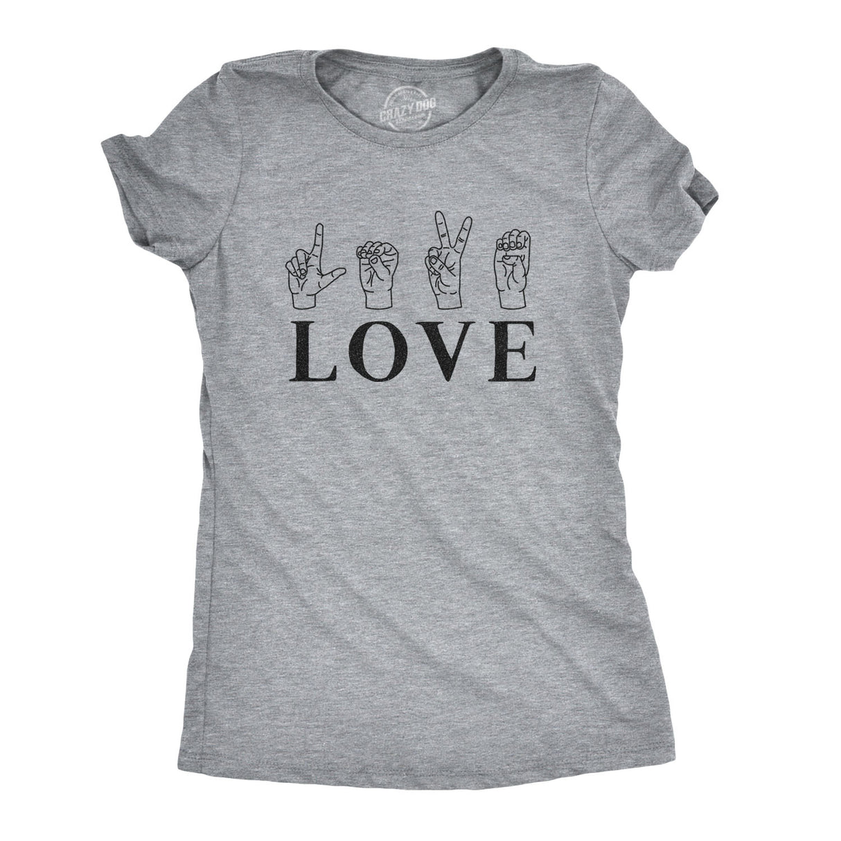 Womens Love Love Love Tshirt Cute Hearts Valentines Day Graphic Novelty Tee For Ladies