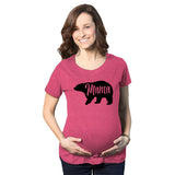 Maternity Mama Bear Funny Pregnancy T shirt Novelty Gift for Mom Mothers Day