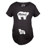 Maternity Mama Bear Baby Pregnancy Announcement T shirt Cute Reveal Bump Tee