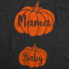 Maternity Mama And Baby Pumpkin Tshirt Cute Family Halloween Pregnancy Tee