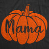 Womens Mama Pumpkin Tshirt Funny Family Halloween Tee