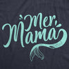 Maternity MerMama Tshirt Funny Mothers Day Mermaid Pregnancy Tee