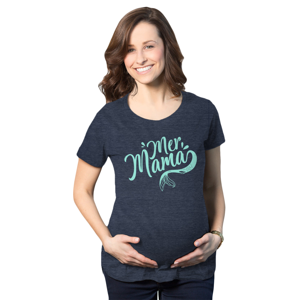 Maternity I Think I Might Be Pregnant Tshirt Funny Sarcastic Preggers Tee For Mother