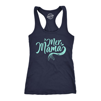 Womens Tank MerMama Tanktop Funny Mothers Day Mermaid Shirt