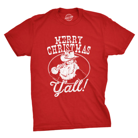 Merry Christmas Y'all Men's Tshirt