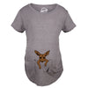 Maternity Peeking Kangaroo Tshirt Cute Pregnancy Tee