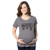Maternity Periodic Mother Pregnancy Tshirt Funny Science Tee