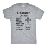 Retirement Weekly Schedule Men's Tshirt