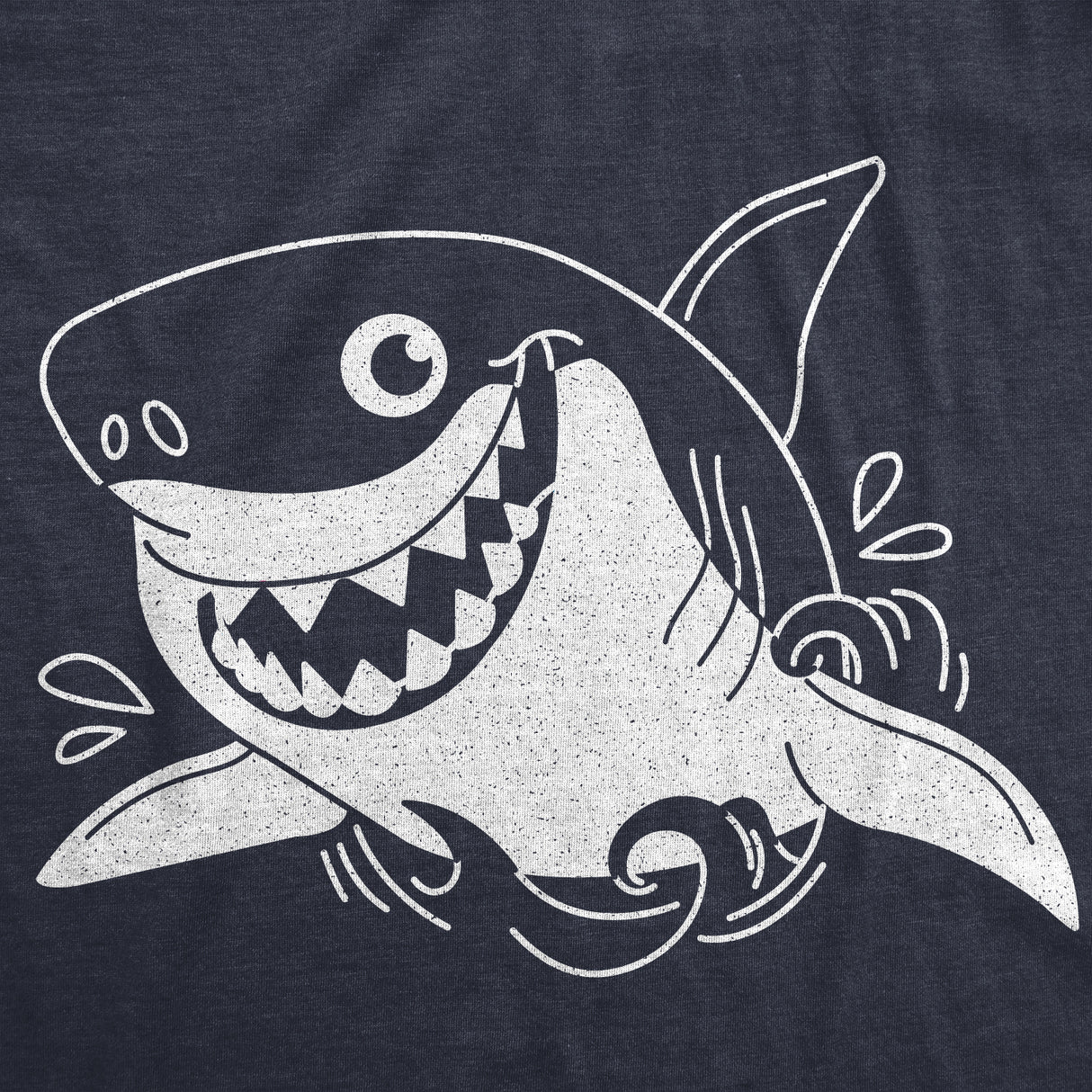 Maternity Smiling Shark Tshirt Funny Occean Fish Vacation Tee