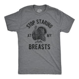 Stop Staring At My Breasts Men's Tshirt