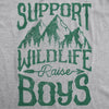 Support Wildlife Raise Boys Men's Tshirt