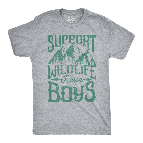 Support Wildlife Raise Boys Men's Tshirt