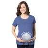 Maternity Thats No Moon Cute T Shirt Funny Pregnancy Announcement Baby Bump Tee