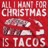 All I Want For Christmas Is Tacos Men's Tshirt