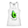 Womens Avocardio Tank Top Funny Running Workout T Shirt Sarcastic Hilarious