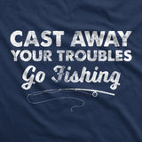 Cast Away Your Troubles Men's Tshirt