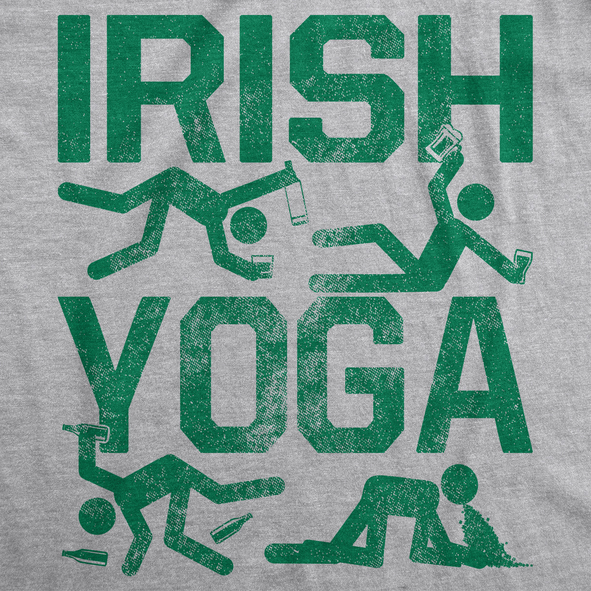 Womens Irish Yoga T Shirt Funny Saint Patricks Day Drinking Tee St Patty Graphic