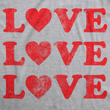 Love 3 Hearts Men's Tshirt