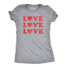 Womens Valentines Shirts Cute Heart T Shirts Funny Valentines Day Tees For Ladies