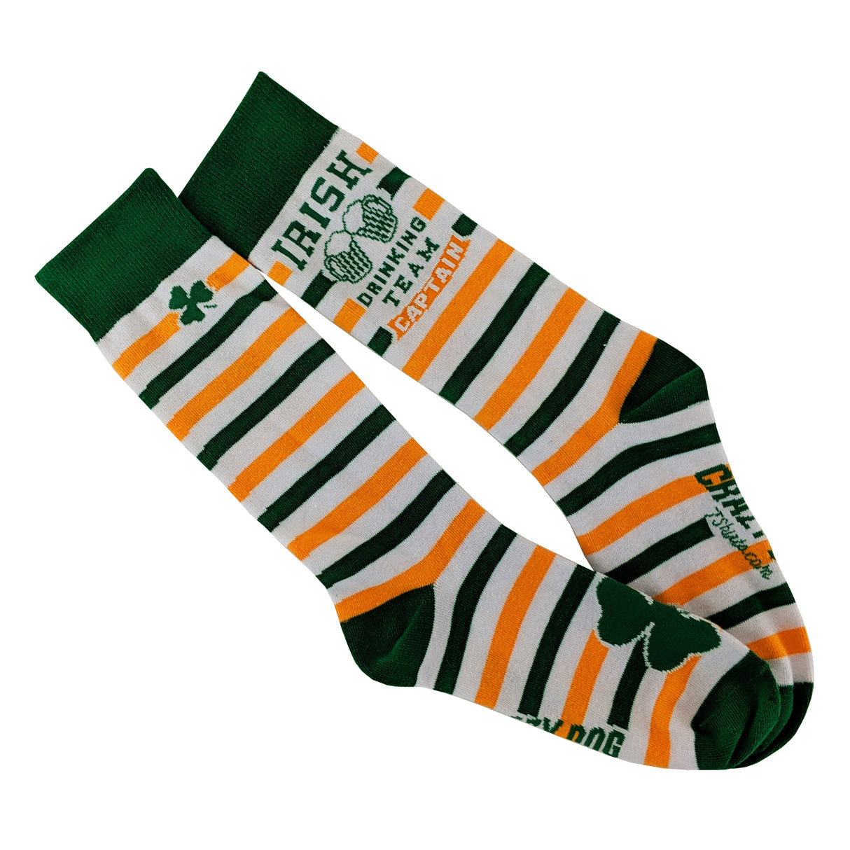 Women's Irish Drinking Team Socks Funny St Patricks Day Parade Beer Novelty Footwear