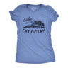 Womens Take Me To The Ocean Tshirt Cute Beach Vacation Tee