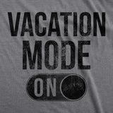 Womens Vacation Mode On Tshirt Funny Spring Break Tee