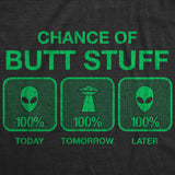 100% Chance Of Butt Stuff Men's Tshirt