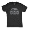 Mens 100% Chance Of Gaming Tshirt Funny Nerdy Video Games Novelty Tee